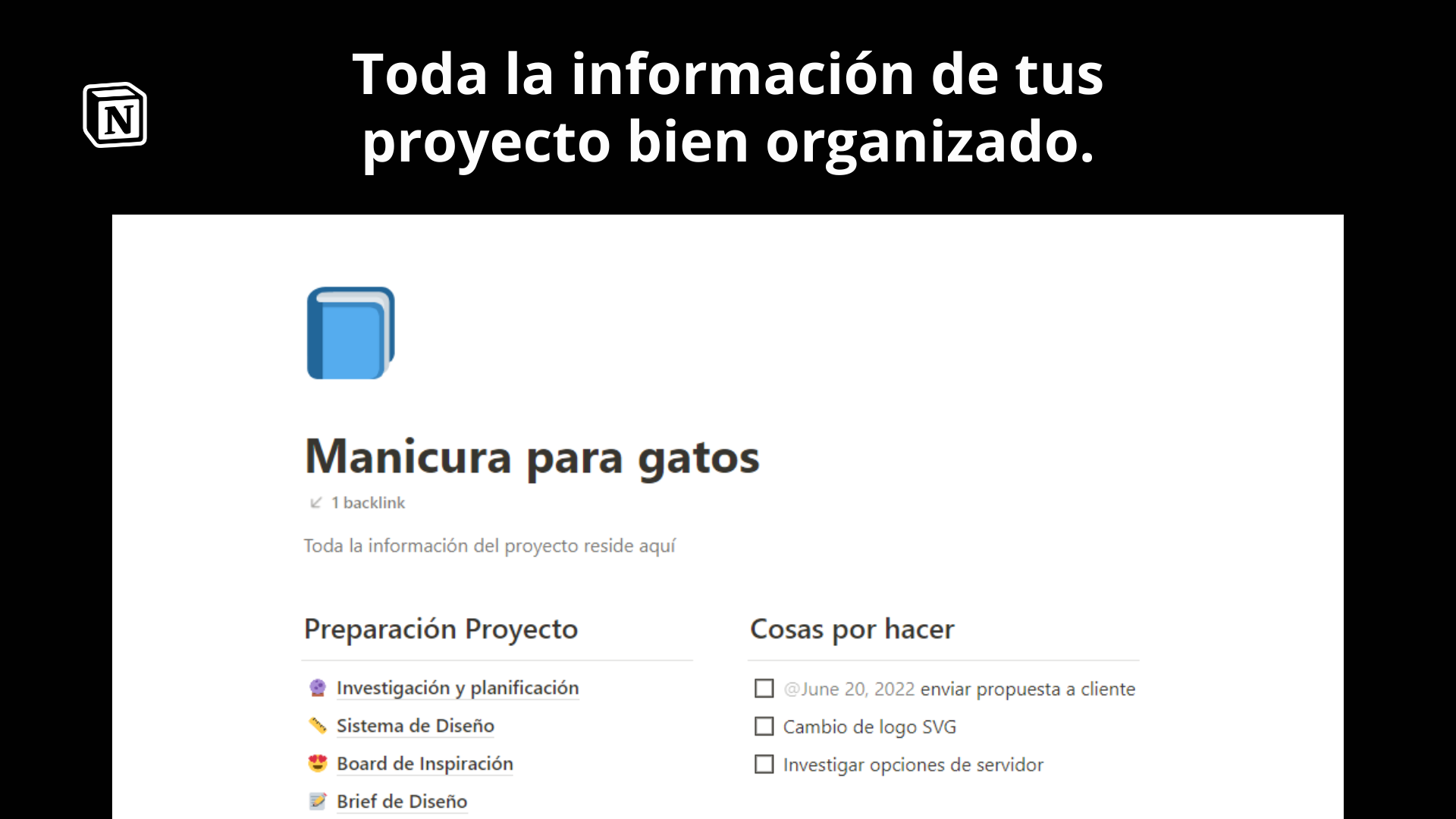 Gestion proyecto - freelance kit (Dark)